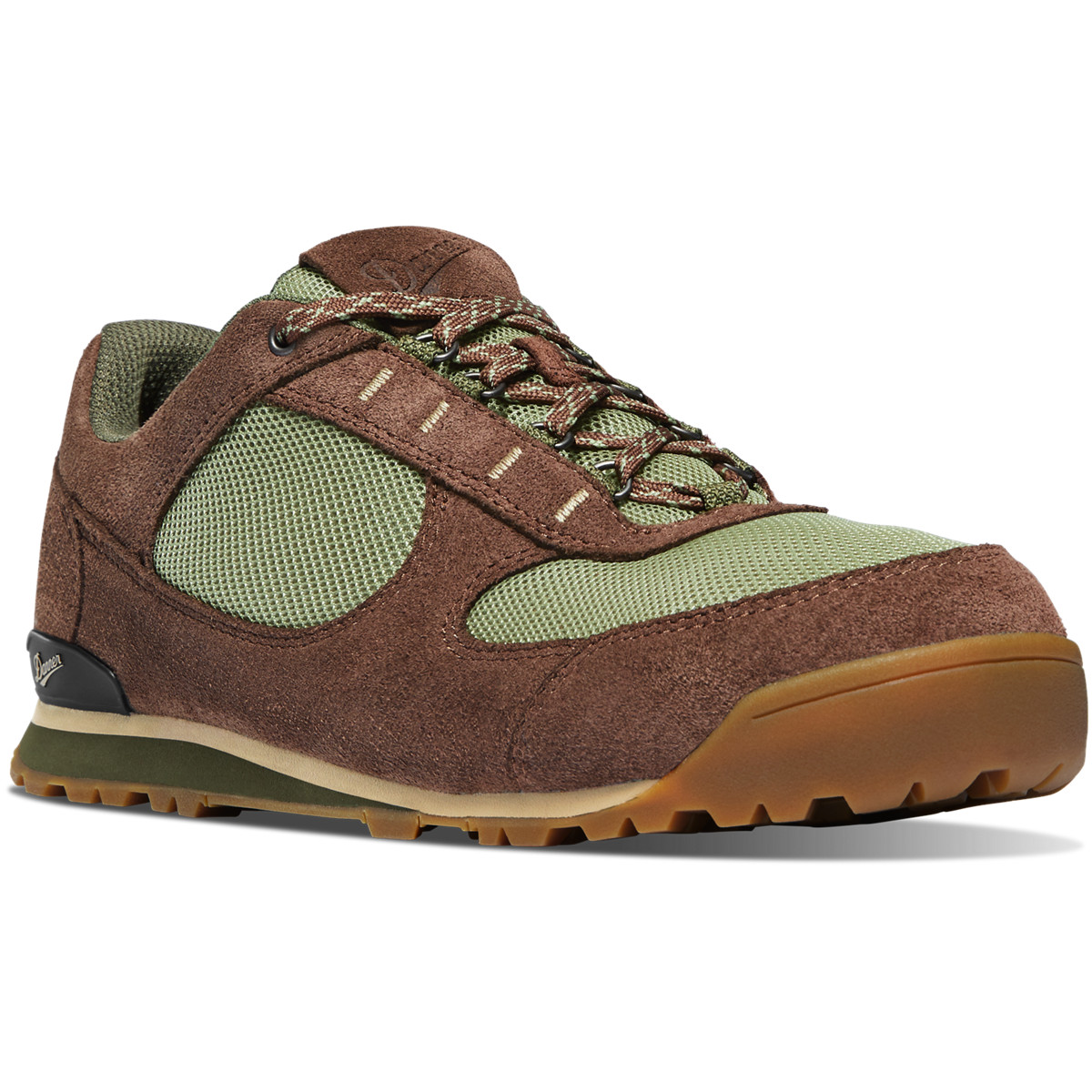 Zapatillas Trekking Danner Hombre Mexico - Jag Low Marrom/Verdes - HIVJX6801